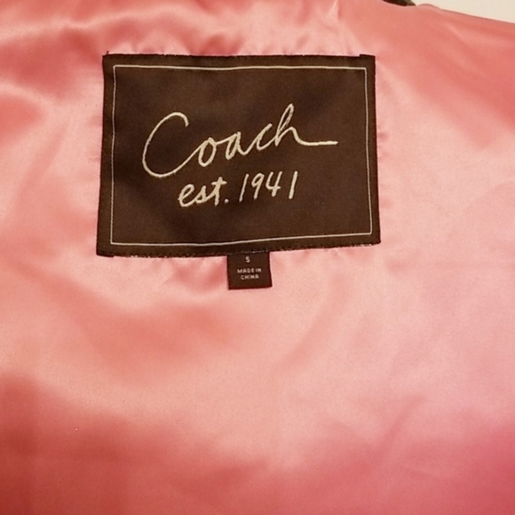 COACH quilted "CC" jacket - Picture 4 of 6